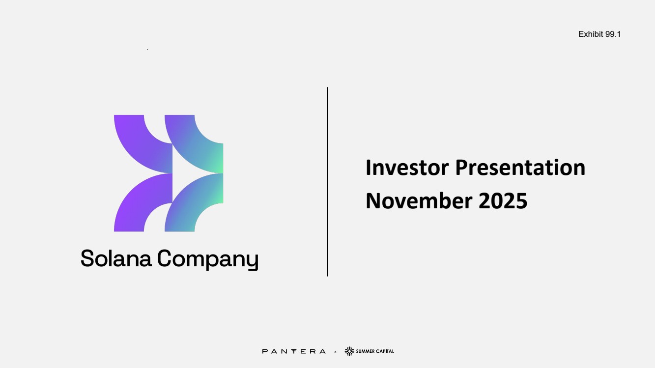 Solana Company - SEC Filing