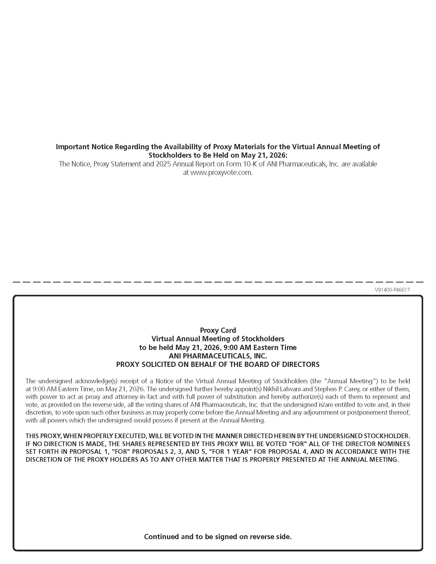 ANI PHARMACEUTICALS, INC._V_PRXY_P46617_26(#95821) - FINAL_Page_2.jpg