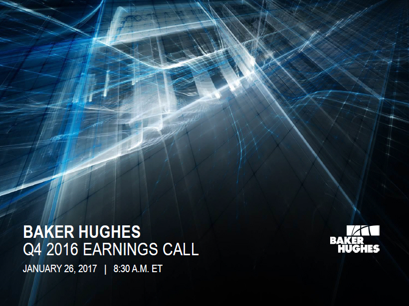 SEC Filing Baker Hughes