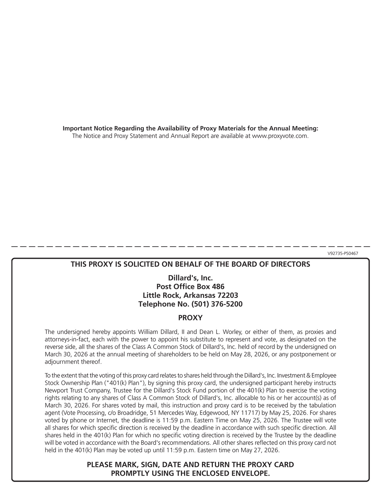 [MISSING IMAGE: px_26dillardsproxy01pg02-bw.jpg]