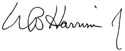 (-s- William B. Harrison Jr.)
