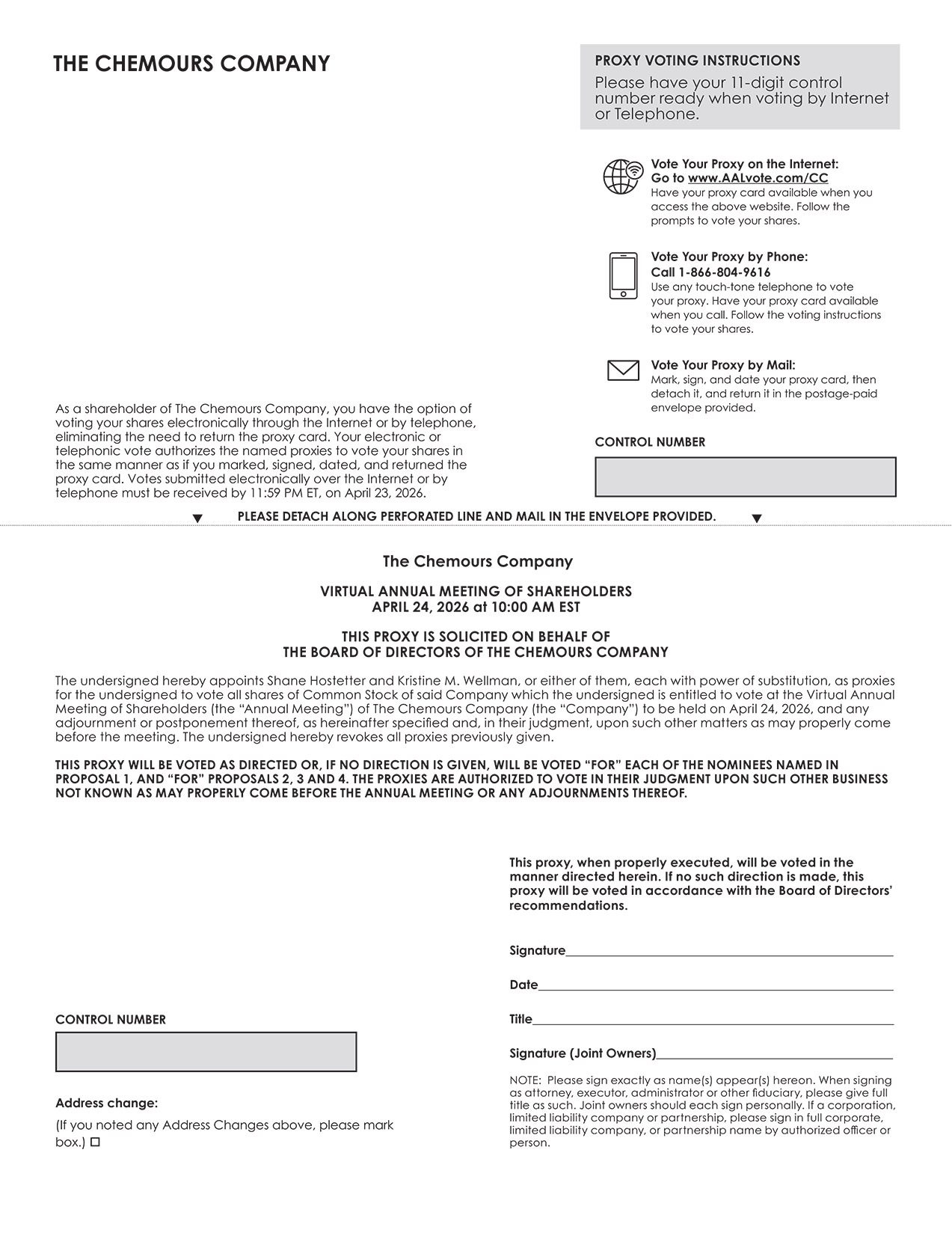 [MISSING IMAGE: px_25chemoursproxy1pg01-bw.jpg]