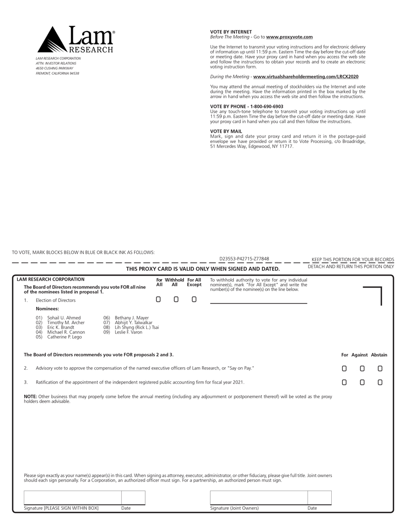 sec-filing-lam-research-corporation
