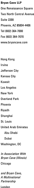(BRYAN CAVE LETTERHEAD)