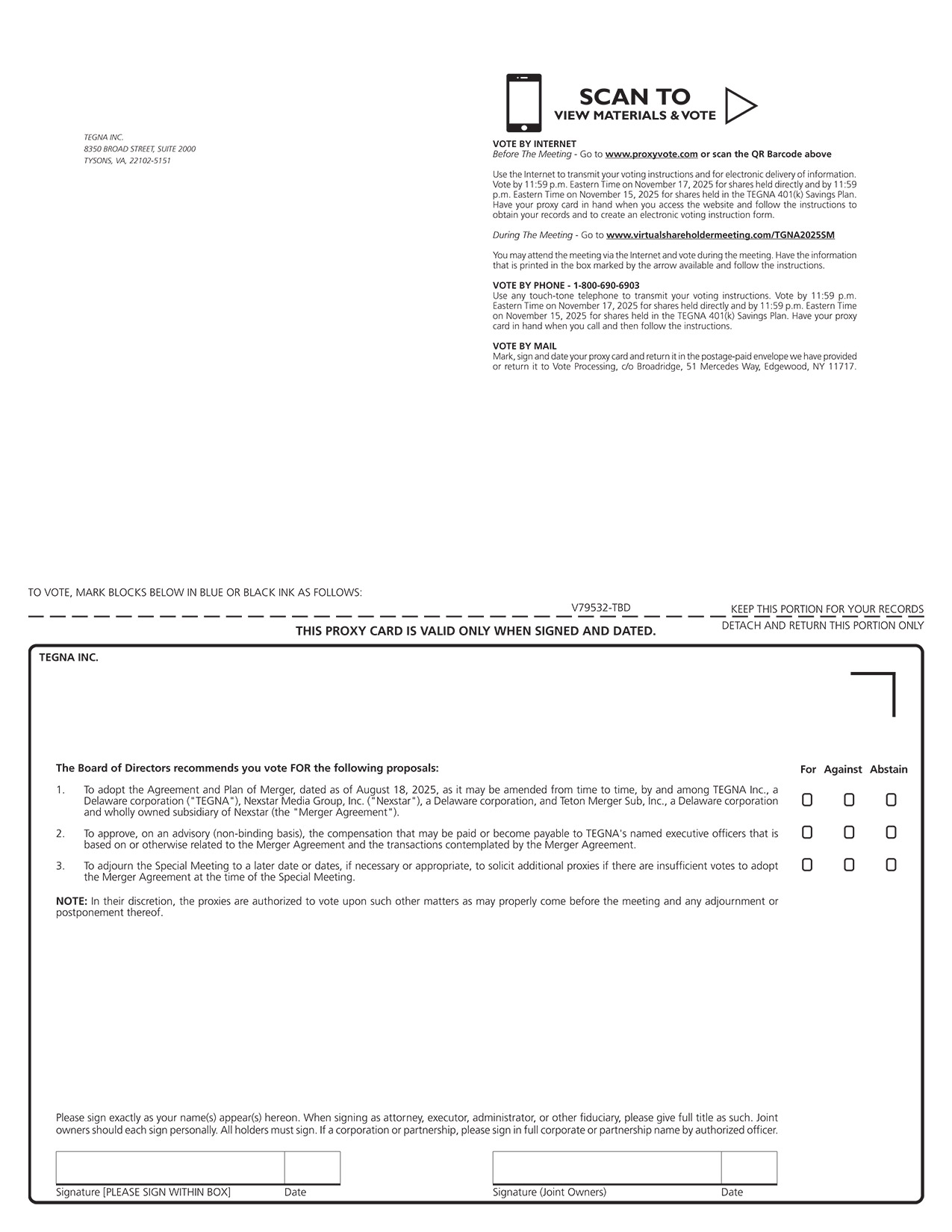 [MISSING IMAGE: px_25trgnaincproxy01pg1-bw.jpg]