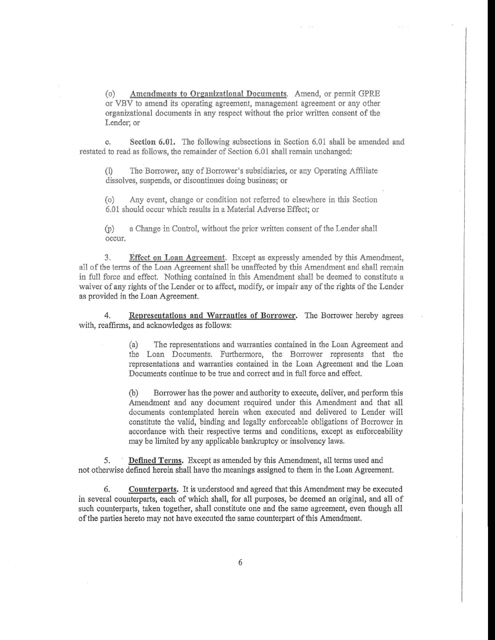 SEC Filing | Green Plains Inc.
