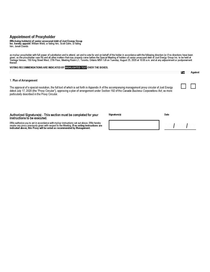 Sec Filing Just Energy Group Inc