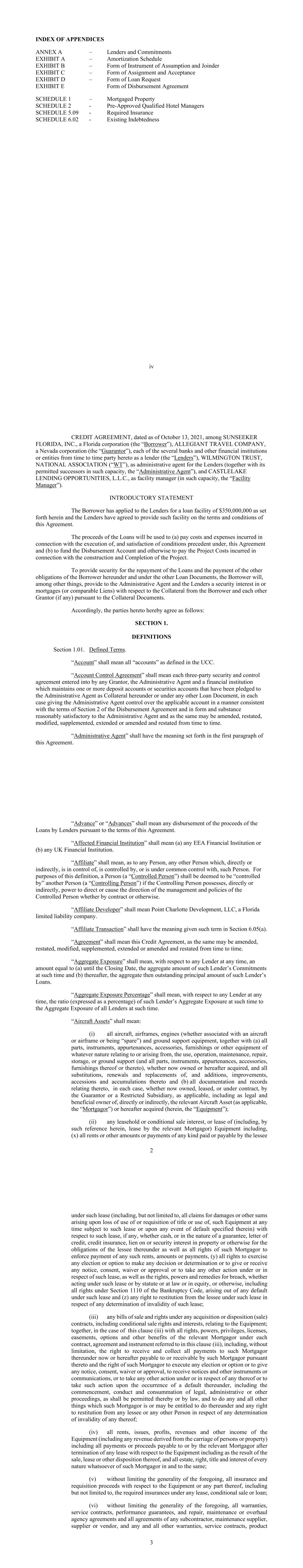 SEC Filing | Allegiant Travel Company