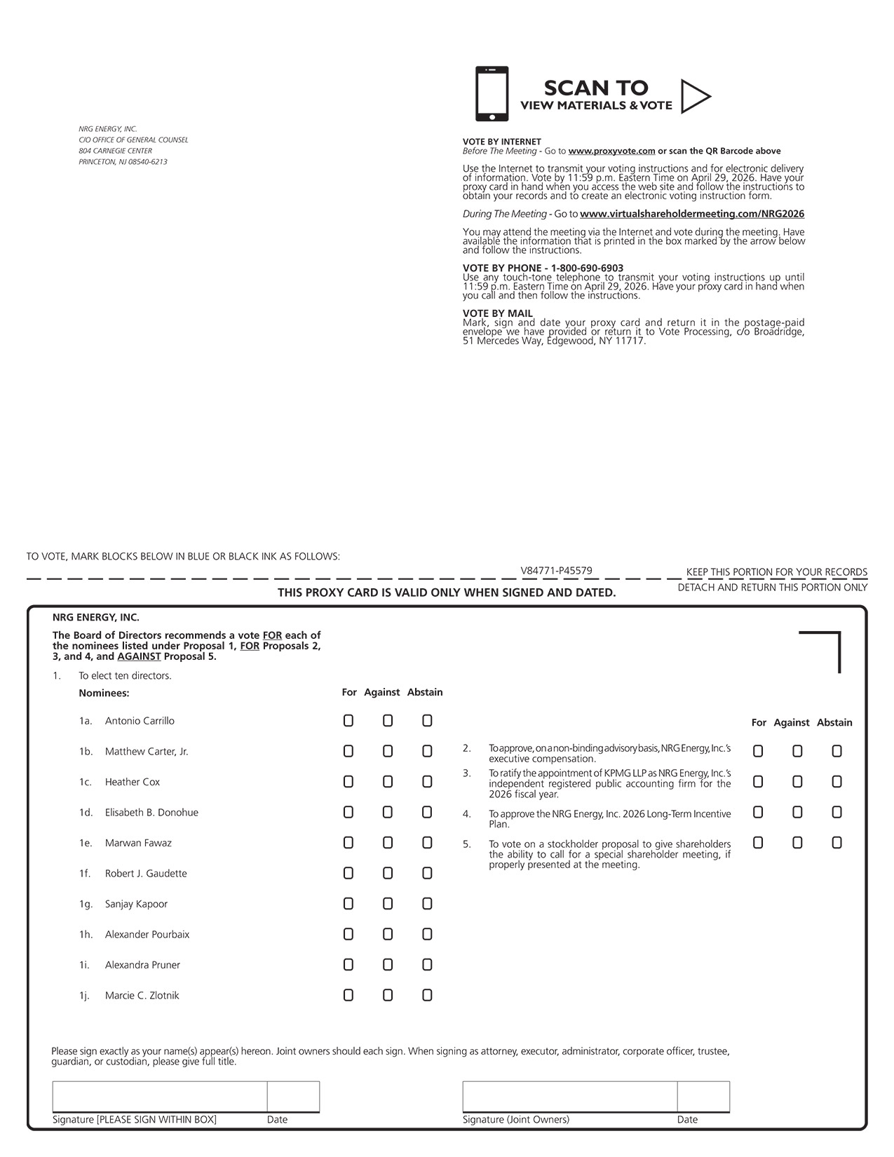 [MISSING IMAGE: px_nrgenergyproxy1pg01-bw.jpg]