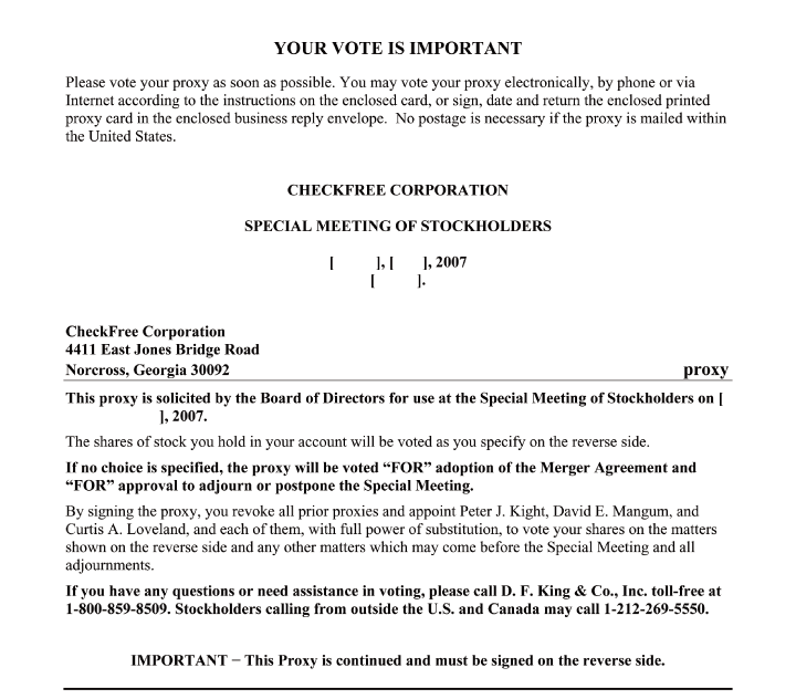 (PROXY CARD)