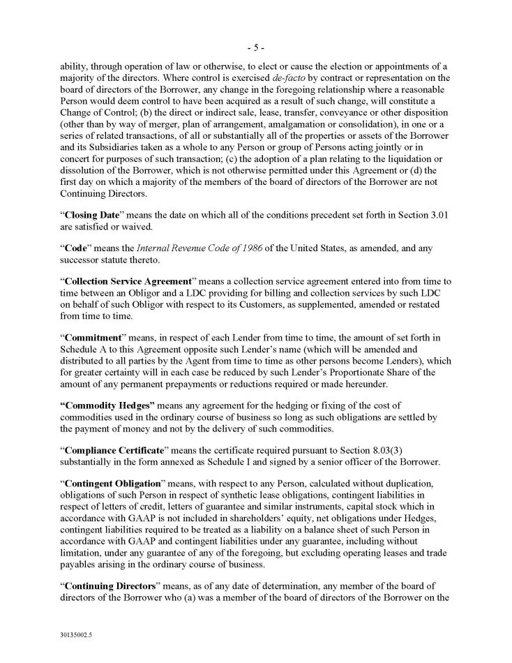 Sec Filing Just Energy Group Inc