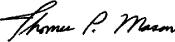 -s- Thomas P. Mason