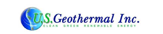 Sec Filing Us Geothermal Inc