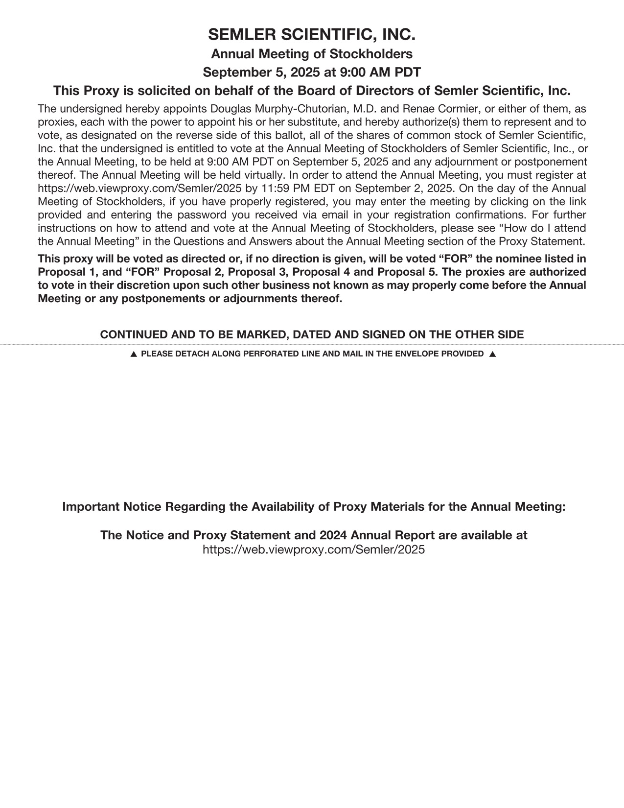 SEC Filing | Semler Scientific, Inc.