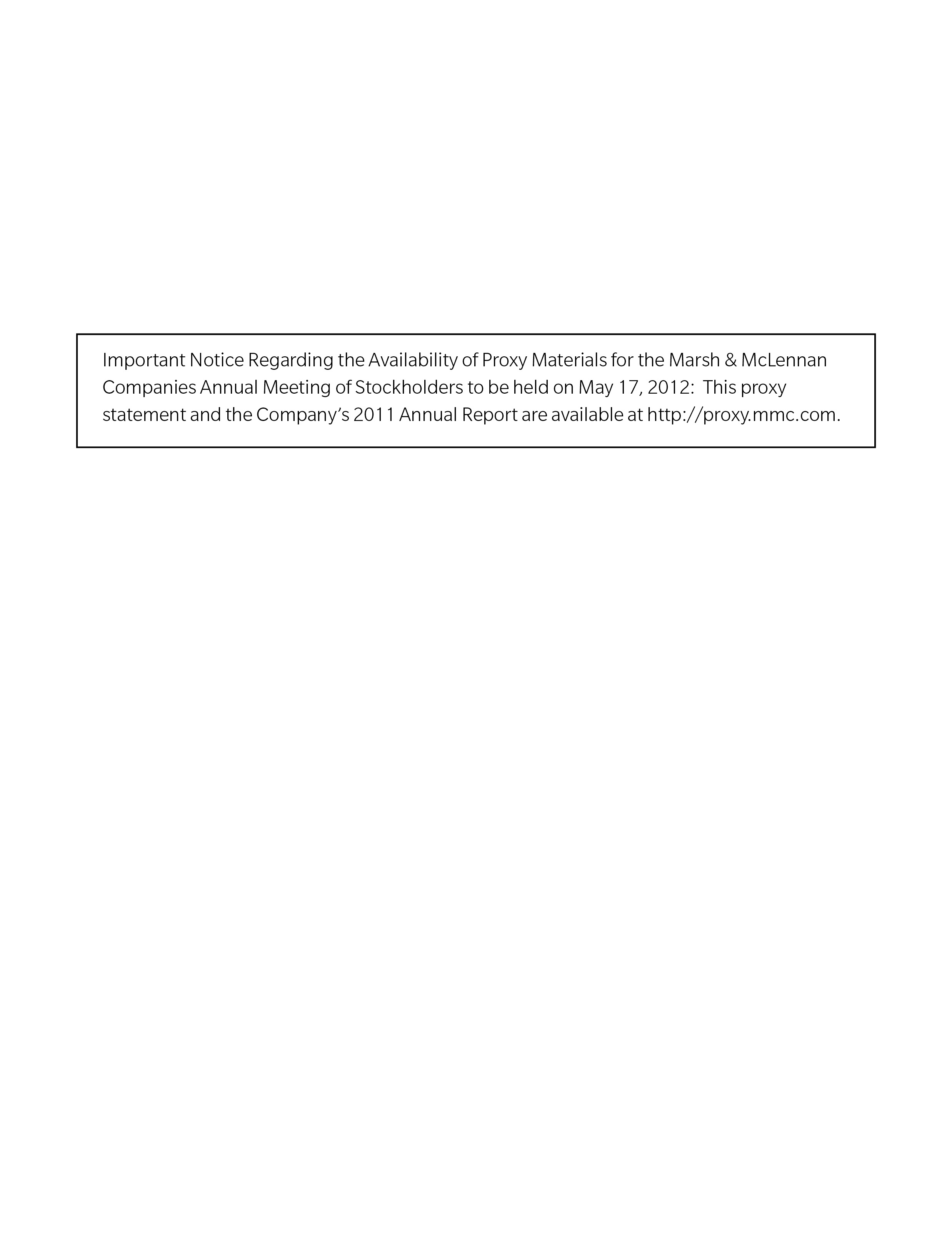 SEC Filing | Marsh McLennan
