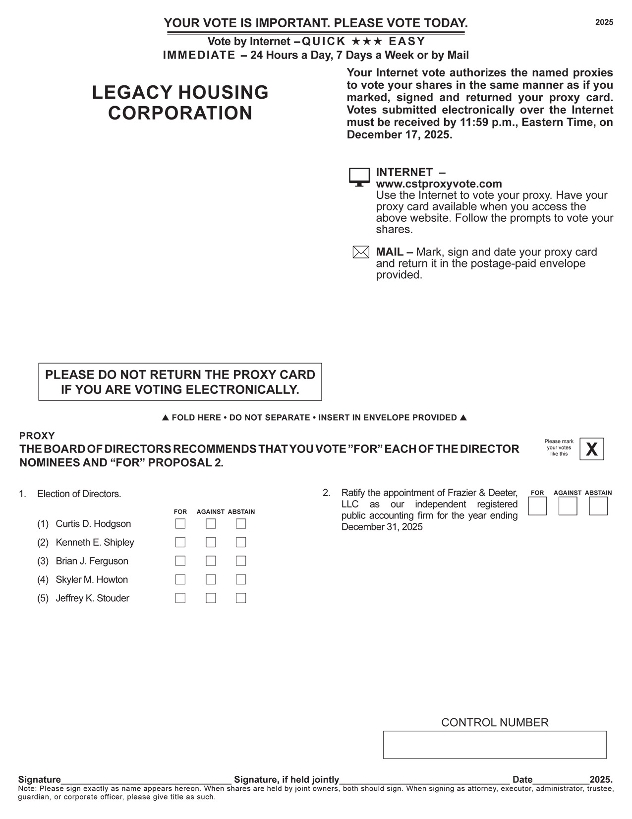 [MISSING IMAGE: px_25legacyproxy1pg01-bw.jpg]