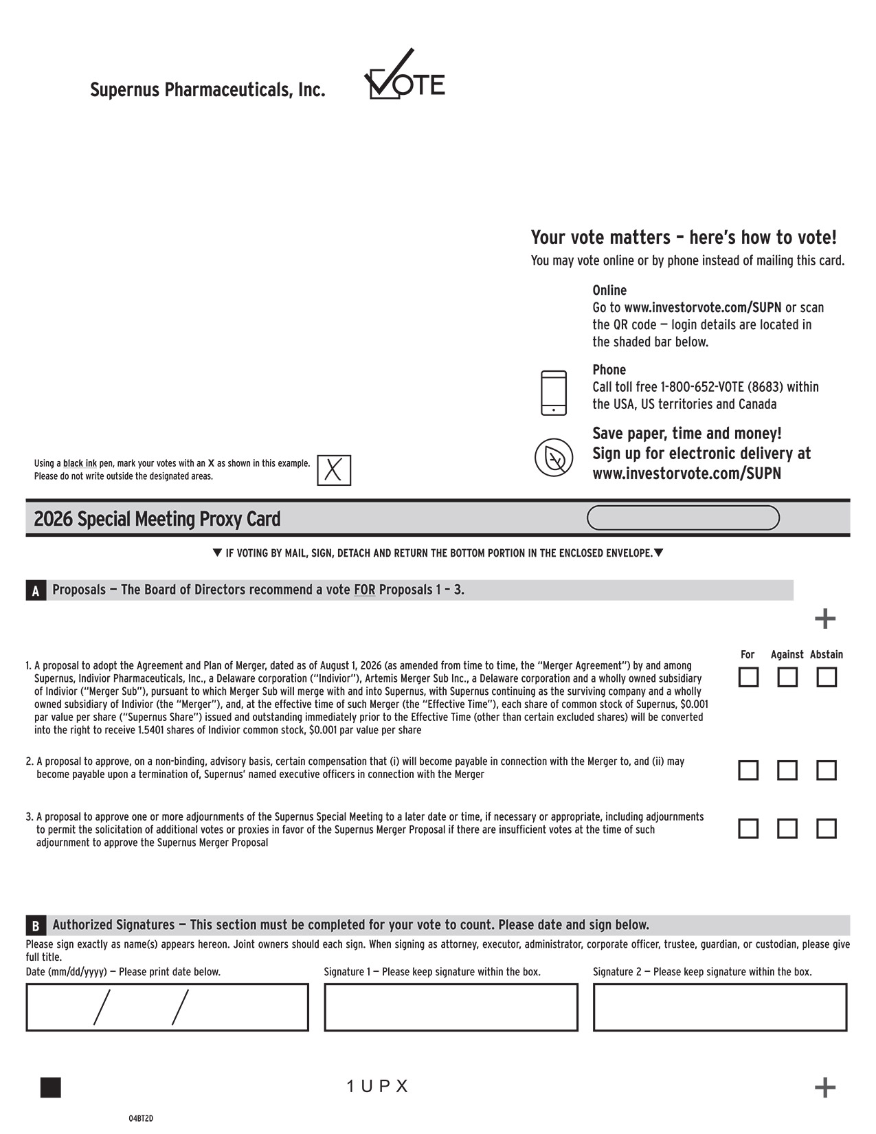 [MISSING IMAGE: px_26supernusproxy01pg01-bw.jpg]